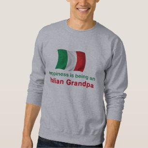 Sweatshirt Grand-papa italien heureux