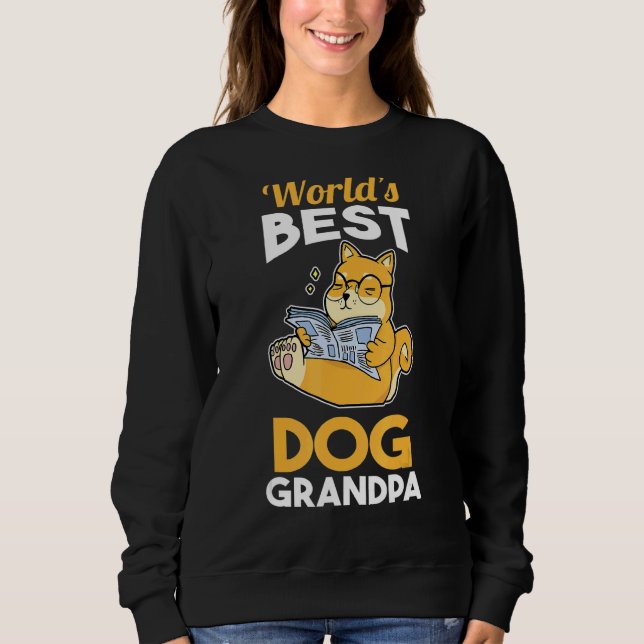Sweatshirt Grand-père de chien mâle (Devant)