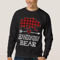 Grand-père Ours Pajama de Noël Buffle rouge carné