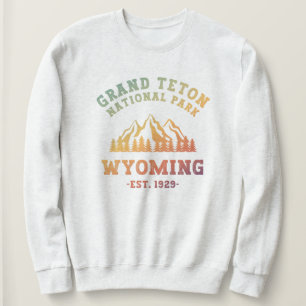 Sweatshirt Grand Teton National Park Wyoming États-Unis Dégra