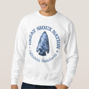 Sweatshirt Grande nation de Sioux (pointe de flèche)