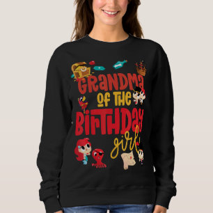 Sweatshirt Grandma Anniversaire Fille Pirate Anniversaire Thè