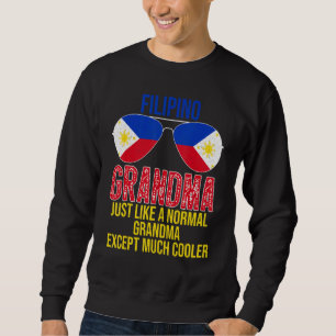 Sweatshirt Grandma Philippines Filipino Lunettes de soleil