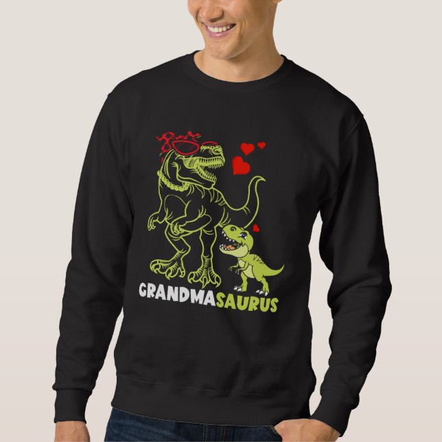 Sweatshirt Grandmasaurus Grandma Dinosaur Rex  Mothers Day (Devant)