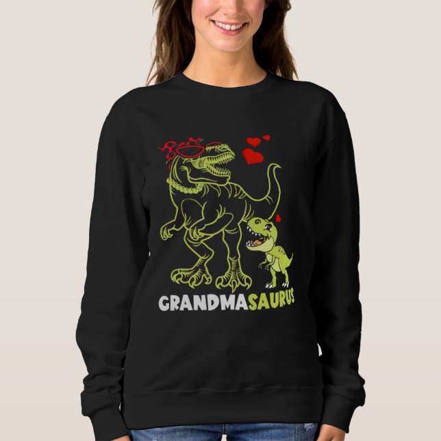 Sweatshirt Grandmasaurus Grandma Dinosaur Rex  Mothers Day (Devant)