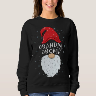 Sweatshirt Grandpa Gnome Funny Matching Family Group Christma