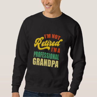 Sweatshirt Grandpa Outfit For Men   Fathers Day Retired Grand