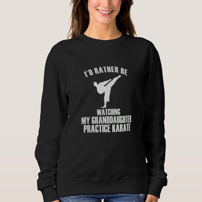 Sweatshirt Grandparents Rather Watch My Granddaughter Practic (Devant)