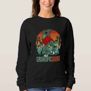 Sweatshirt Grandpasaurus Rex Grandpa Saurus Dinosaur Sunglass