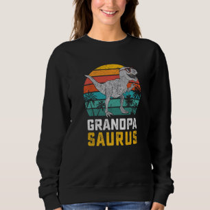 Sweatshirt Grandpasaurus T Rex Dinosaur Famille Grandpa Sauru
