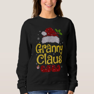 Sweatshirt Granny Claus Chemise Noël Pyjama Famille Matchine