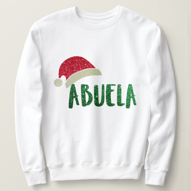Sweatshirt Granny Grandma Abuela Père Noël (Design devant)