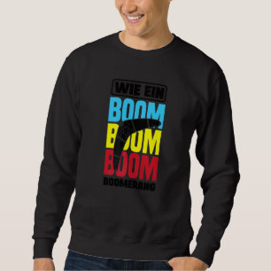 Sweatshirt Graphique Boomerang Joueur de Boomerang Lancer de