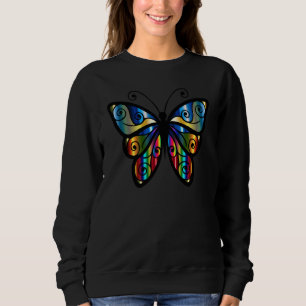 Sweatshirt Graphique Coloré Mignonne Pour Femmes Monarque Fem