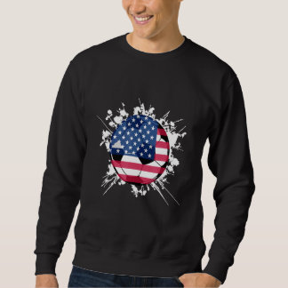 Sweatshirt Graphique De Football T Bal De Football Avec Drape