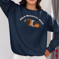 Graphique de message personnalisé de porc mignon