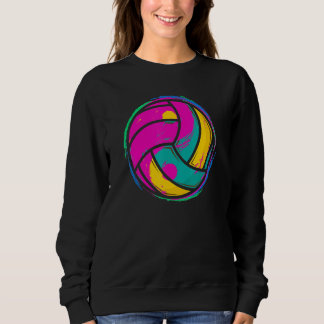 Sweatshirt Graphique de volley-ball dans Yang Volleyball Girl