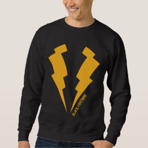 Sweatshirt Graphique des boulons de foudre noirs