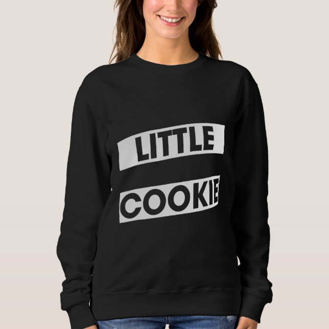 Sweatshirt Graphique des déclarations de dessert de Little Co (Devant)