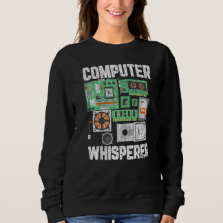Sweatshirt Graphique du technicien informatique Whisperer