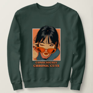 Sweatshirt graphique pour fille esthétique