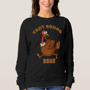 Sweatshirt Graphique Trot Squad 2022 Running Turkey