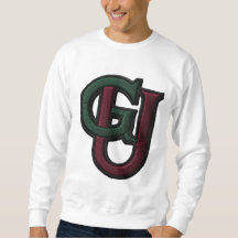 Graphisme de monogramme universitaire de mode stre