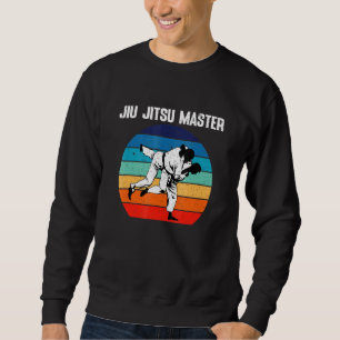 Sweatshirt Graphisme du maître brésilien Jiu Jitsu Sunset Bjj