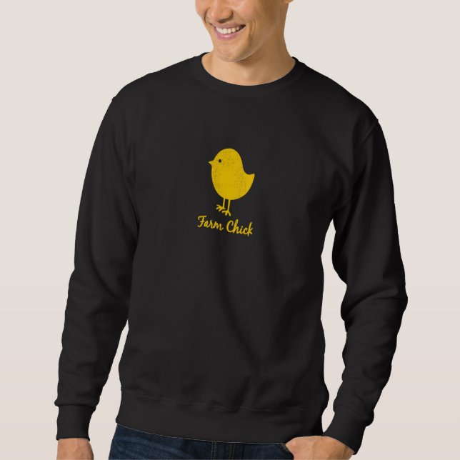 Sweatshirt Graphisme Farm Chick (Devant)