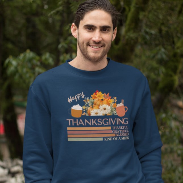 Sweatshirt Gratuit Gratuit Conception De Thanksgiving (Créateur téléchargé)