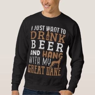 Sweatshirt Great Dane Papa Funny Fête des pères Amoureux des