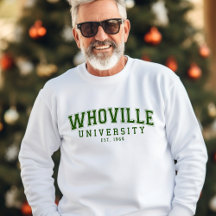 Green Whoville University Est 1964 drôle anniversa