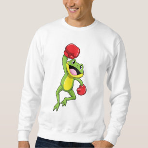 Sweatshirt Grenouille à la boîte avec gants de boxe