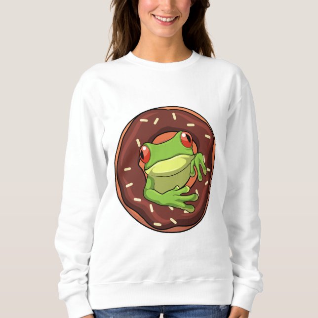 Sweatshirt Grenouille avec beigne (Devant)
