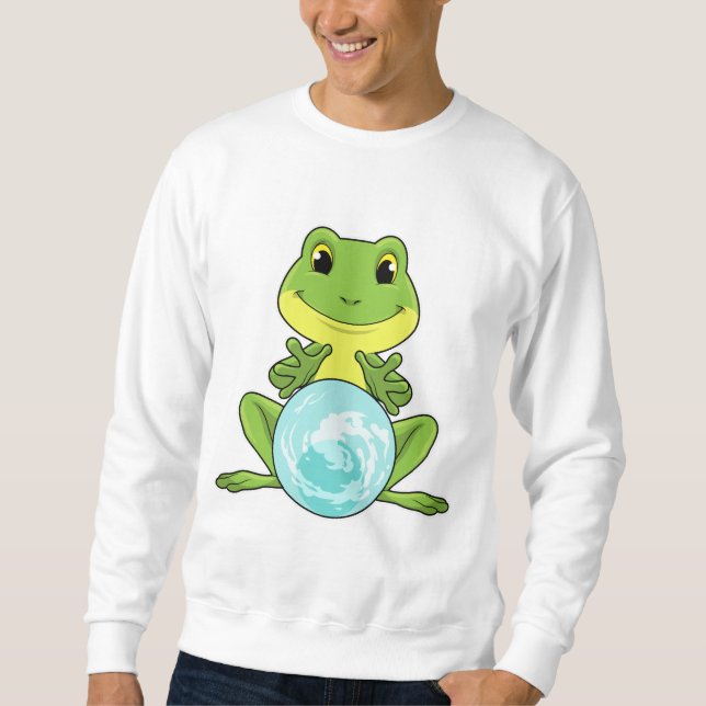 Sweatshirt Grenouille avec boule de cristal (Devant)