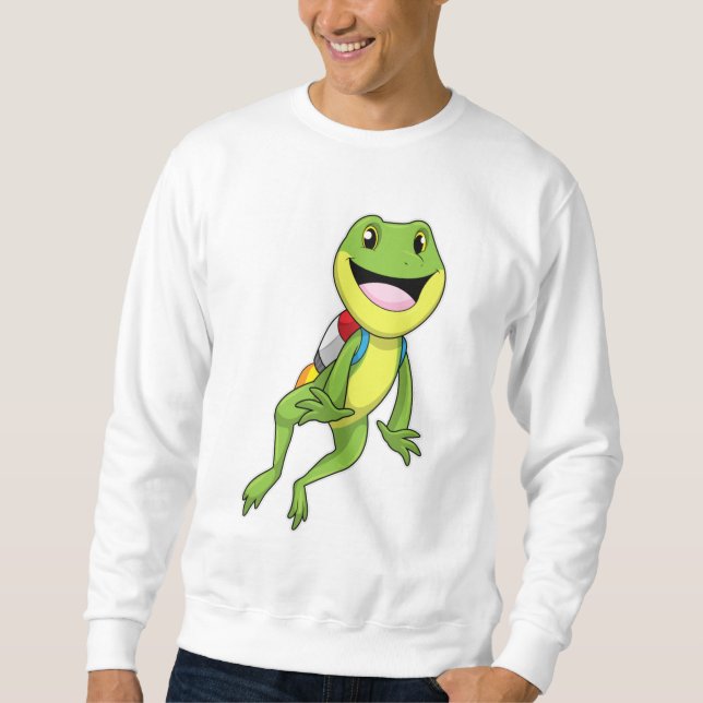 Sweatshirt Grenouille avec Réacteur dorsal (Devant)