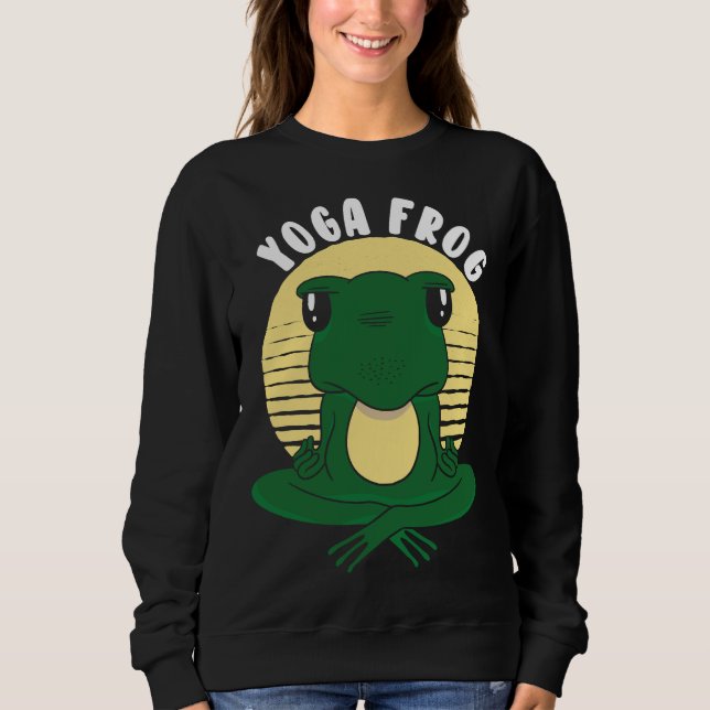 Sweatshirt Grenouille de Yoga 81 (Devant)