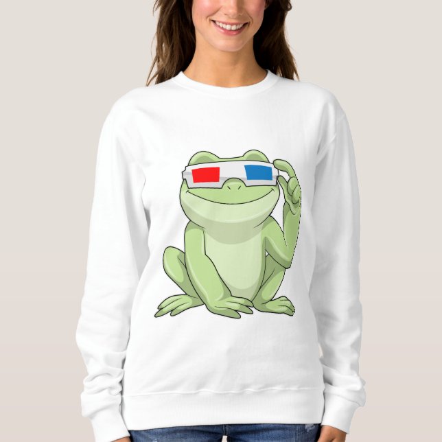 Sweatshirt Grenouille Glasses (Devant)