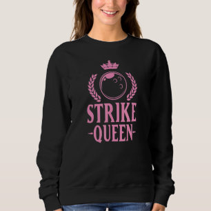 Sweatshirt Grève Queen Cute Bowling Ligue fille 1