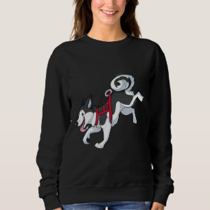 Sweatshirt Grey Husky Running