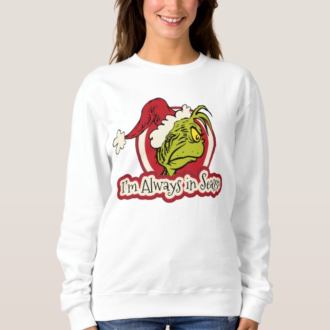 Sweatshirt Grille | Je suis toujours en saison (Devant)