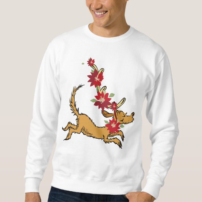 Sweatshirt Grille | Max Christmas Pointsettia (Devant)