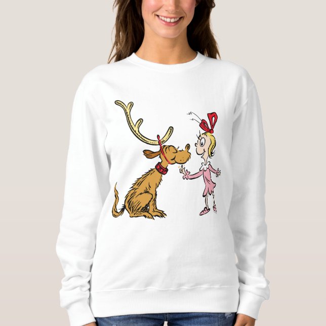 Sweatshirt Grille | Max & Cindy Lou Qui (Devant)