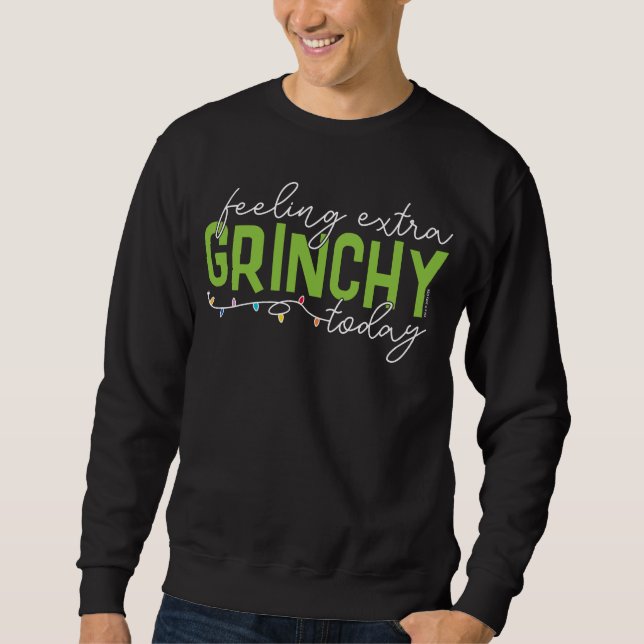 Sweatshirt Grille | Sentiment De Grinchy Supplémentaire Aujou (Devant)