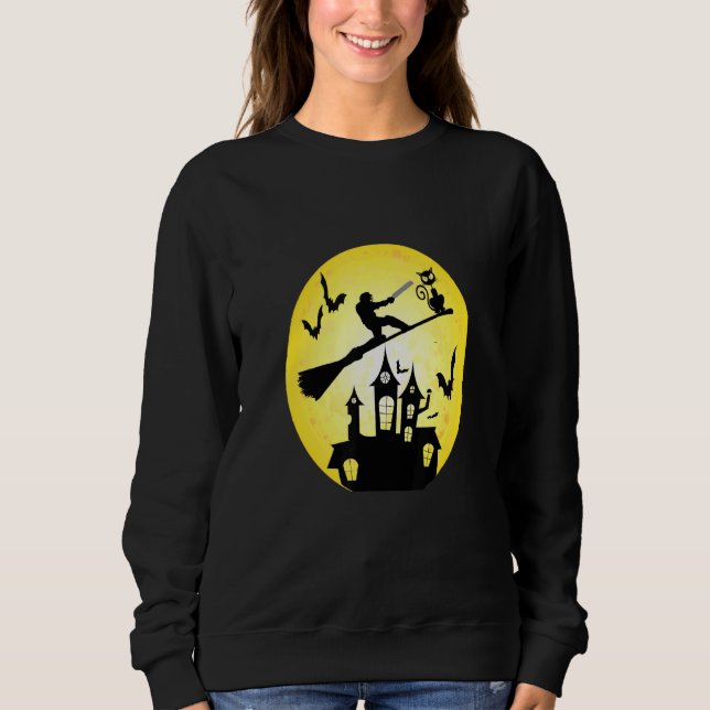 Sweatshirt Grillon d'Halloween effrayant (Devant)