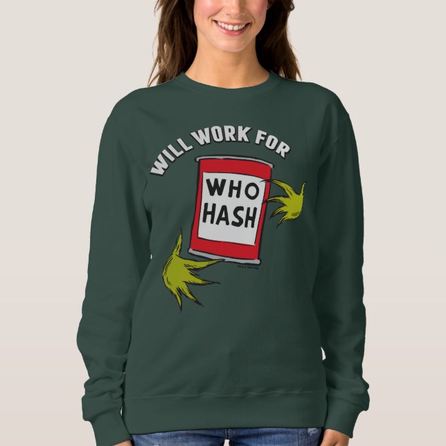 Sweatshirt Grinch classique | Fonctionnera pour le devis de h (Devant)