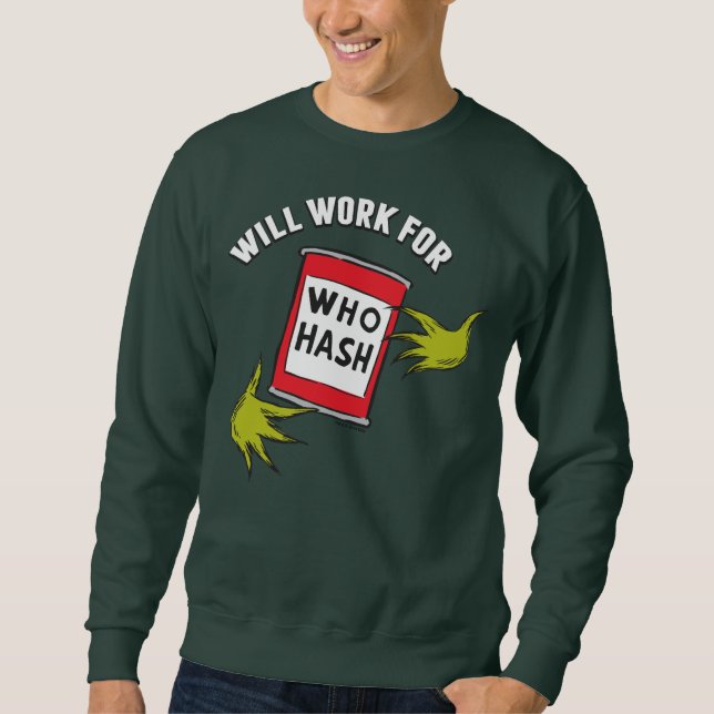 Sweatshirt Grinch Classique | Travaillera pour Qui Hachis Cit (Devant)