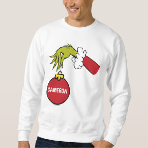 Sweatshirt Grinch Nom personnalisé
