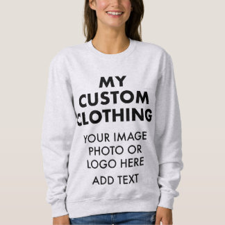 Sweatshirt GRIS CLAIR Personnalisé