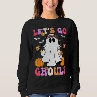 Sweatshirt Groovy  Allons-y les goules Femmes fantômes mignon